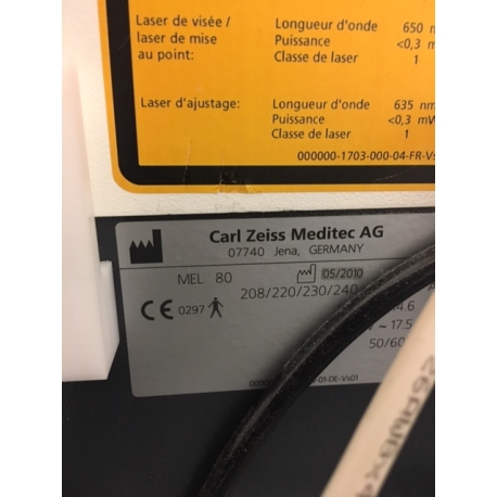 Laser Excimer Zeiss MEL-80